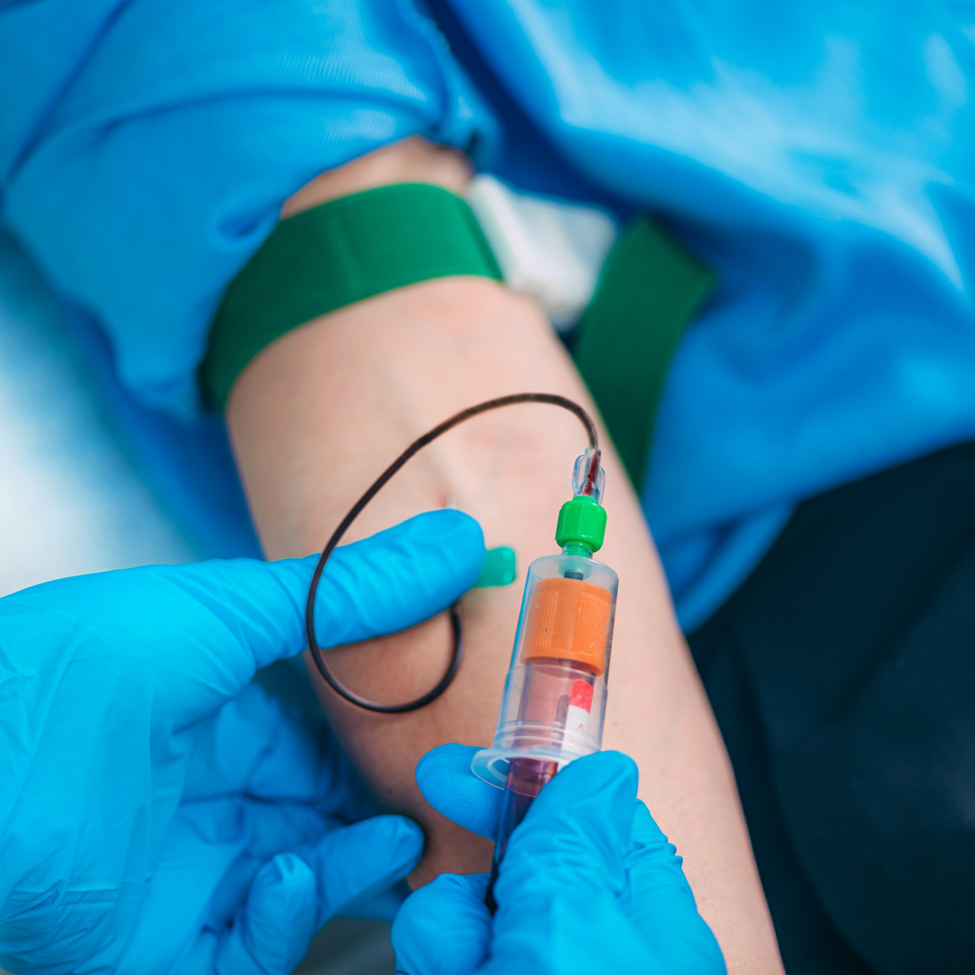 Phlebotomy - Nurse Taking Blood for Laboratory Testing